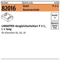 Lindapter - Ausgleichscheibe r 82016 gtw 40 P2 m 24 / 24,0 Stahl feuerverzinkt von LINDAPTER