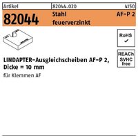 Ausgleichsscheibe r 82044 af m 20 P2 Stahl feuerverzinkt von LINDAPTER