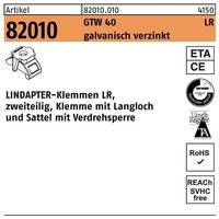 Lindapter - Klemme r 82010 gtw 40 lr m 20 / 3 - 20 galvanisch verzinkt von LINDAPTER