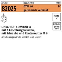 Klemme r 82024 gtw 40 lc m 6 galvanisch verzinkt von LINDAPTER