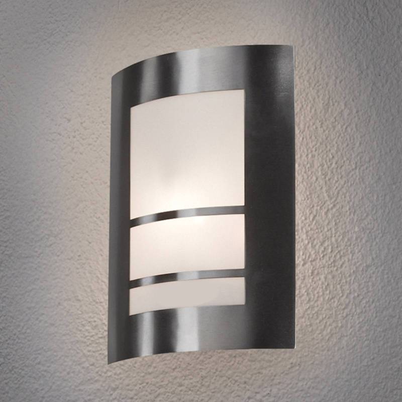 Außenwandleuchte Katalea in Silber von LINDBY