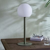 Eleia LED-Außen-Tischleuchte, Akku - weiß, Grün - Lindby von LINDBY