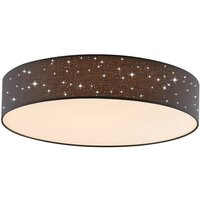 Lindby - led Deckenleuchte 'Ellamina' aus Textil dimmbar mit Fernbedienung für Wohnzimmer & Esszimmer von von LINDBY