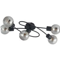 [GEBRAUCHT] B-Ware Lindby Deckenlampe Elaina Hängelampe Lampe Deckenlicht E14 5 Flg Schwarz Sm514 von LINDBY
