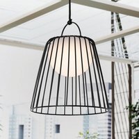 [GEBRAUCHT] B-Ware Lindby Led Akku Außenhängeleuchte Levino Schwarz Metall Deckenlampe Lampe Spot von LINDBY