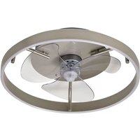 [GEBRAUCHT] B-Ware Lindby Led Deckenventilator Momitu Silber Leise ø 14 Cm Ventilator Gebläse Lampe von LINDBY