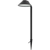[GEBRAUCHT] B-Ware Lindby Led Erdspießleuchte Gartenleuchte Capelo Schwarz Metall 77cm Lampe Spot von LINDBY