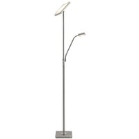 [GEBRAUCHT] B-Ware Lindby Sumani Led Stehleuchte Stehlampe Standleuchte Standlampe Eckig Nickel von LINDBY