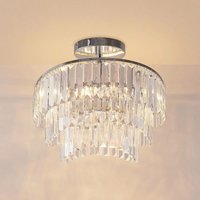 [GEBRAUCHT] B-Ware Lindby Volina Deckenleuchte Hängelampe Kronleuchter Lampe Kristall E14 4 Flammig von LINDBY