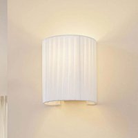 [GEBRAUCHT] B-Ware Lindby Wandleuchte Lampe Virelle Wandlampe Weiß Textil E27 von LINDBY