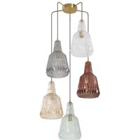 [GEBRAUCHT] Lindby Belarion Hängeleuchte Multicolour 5 Flammig Pendelleuchte Leuchte Lampe B-Ware von LINDBY