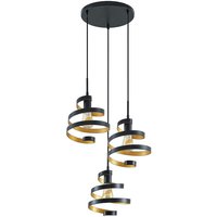 [NEUWERTIG] Lindby Colten Hängeleuchte Pendelleuchte Deckenlampe 3 Flammig E27 Schwarz Gold B-Ware von LINDBY