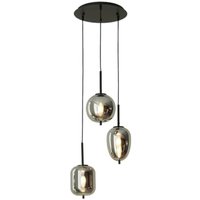 [NEUWERTIG] Lindby Gileos Rauchglas-Pendellampe Pendelleuchte Deckenlampe Leuchte 3 flamm925 von LINDBY