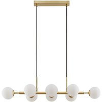 Gebraucht] Lindby Kiamo Hängeleuchte Pendelleuchte Deckenlampe Leuchte Glasschirme Opal B-Ware von LINDBY