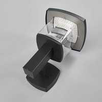 [GEBRAUCHT] Lindby LED-Außenwandleuchte Askan Wandleuchte Außenlampe Lampe Edelstahl schwarz von LINDBY