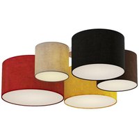 [GEBRAUCHT] Lindby Laurenz Deckenlampe Deckenleuchte Lampe Leuchte 5 Flammig 90cm Rot G731 B-Ware von LINDBY