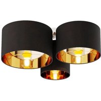 [GEBRAUCHT] Lindby Laurenz Deckenlampe Deckenleuchte Leuchte Lampe 3 Flammig Schwarz Gold B-Ware von LINDBY