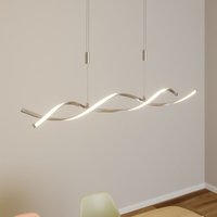Gebraucht] Lindby Led Hängeleuchte Auron Hängelampe Lampe Leuchte Küchenlampe 2x12 w Nickel B-Ware von LINDBY