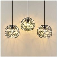 Lindby - gebraucht] Paridimo Hängelampe Hängeleuchte Pendellampe Lampe Leuchte Stahl 3 Flg. B-Ware von LINDBY