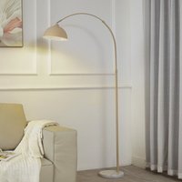 [GEBRAUCHT] Lindby Stehlampe Tonka Beige Metall Marmor E27 Stehleuchte Lampe Siehe Text/Foto B-Ware von LINDBY