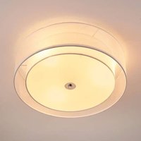 [GEBRAUCHT] Lindby Tobia Led Stoffdeckenlampe Organza Deckenlampen Deckenlicht Lampe Weiß B-Ware von LINDBY