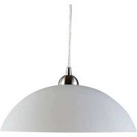 Gebraucht] Hängeleuchte Hängeleuchte Deckenleuchte Lindby Valeria Glas Lampe E27 Weiß B-Ware von LINDBY