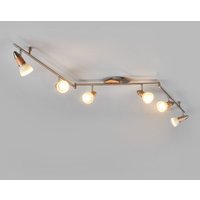 Lindby - gebraucht] 6 Flammige Led Holz Deckenlampe Marena Deckenlampe Deko Deckenlicht E14 B-Ware von LINDBY
