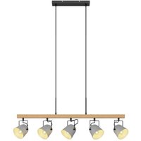 Gebraucht] Lindby Adalin Hängeleuchte Pendelleuchte Deckenlampe Lampe Fünfflammig Grau588 B-Ware von LINDBY