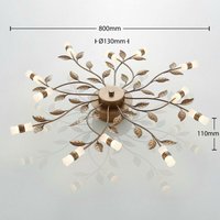 Lindby - gebraucht] Bentas Led Deckenlampe Deckenlampe Deckenlicht Leuchte Metall Bronze530 B-Ware von LINDBY