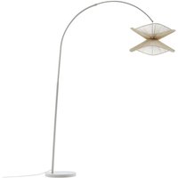 Lindby - gebraucht] Bogenleuchte Stehlampe Valdorin Beige Papier 195 Cm Ip20 Lampe Leuchte B-Ware von LINDBY