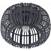 Gebraucht] Lindby Canyana Deckenlampe Deckenleuchte Lampe Leuchte Wohnzimmer Rattan Schw549 B-Ware von LINDBY