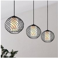 Gebraucht] Lindby Cedrice Käfig Pendelleuchte Hängeleuchte Deckenlampe Lampe 3 Flammig 0 B-Ware von LINDBY