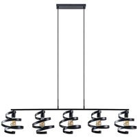 Neuwertig] Lindby Colten Hängeleuchte Hängeleuchte Lampe Leuchte 5 Flammig Licht Schwarz B-Ware von LINDBY