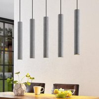 Gebraucht] Lindby Concretto Pendelleuchte Hängeleuchte Deckenlampe Lampe 5 Flmg Gu10 G273 B-Ware von LINDBY