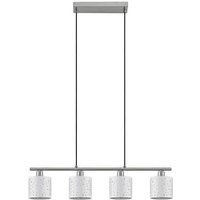Lindby - gebraucht] Darima Pendelleuchte Deckenlampe Hängeleuchte Deckenleuchte Textil Weiß B-Ware von LINDBY