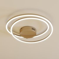 Gebraucht] Lindby Davian Led Deckenlampe Deckenlampe Lampe Leuchte Dimmbar Nickel589 B-Ware von LINDBY