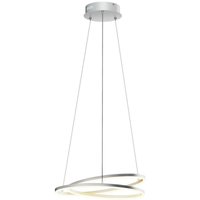 Gebraucht] Lindby Davian Led Hängeleuchte Hängeleuchte Deckenlampe Lampe 37 w Dimmbar Nickel B-Ware von LINDBY