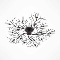 Lindby - gebraucht] Deckenleuchte Bigna ø98cm 15 Flg Hängeleuchte Deckenlampe Metall G9 Lampe B-Ware von LINDBY