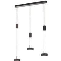 Lindby - gebraucht] Eilika Led Pendelleuchte Hängeleuchte Deckenlampe Leuchte 3 Fl. Anthra838 B-Ware von LINDBY