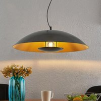 Lindby - gebraucht] Emilienne Pendelleuchte Deckenlampe Hängeleuchte E27 Stahl Dunkelgrau100 B-Ware von LINDBY