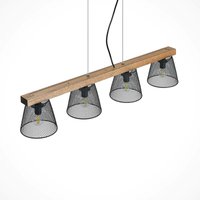 Gebraucht] Lindby Gordiana Pendelleuchte Pendelleuchte Lampe Leuchte vierflammig Metall Hol von LINDBY