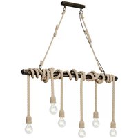 Lindby - gebraucht] Hajo Pendellampe Sechsflammig Tauseil Pendelleuchte Lampe Leuchte Spot B-Ware von LINDBY