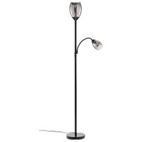 Lindby - gebraucht] Irmino Stehleuchte Mit Rauchglasschirmen Stehlampe Lampe Leuchte Licht B-Ware von LINDBY