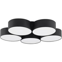 Neuwertig] Lindby Janita Led Stoffdeckenlampe 5 Fl. Schwarz Deckenlampe Deckenlicht Led69 B-Ware von LINDBY