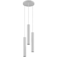 Gebraucht] Lindby Joffrey Hängeleuchte Pendelleuchte Deckenlampe Leuchte 3 Flammig Weiß119 B-Ware von LINDBY