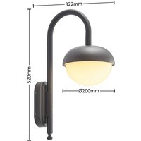 Gebraucht] Lindby Kallie Led Außenwandleuchte Leuchte Lampe Außenwandlampe Led Lampe Li947 B-Ware von LINDBY