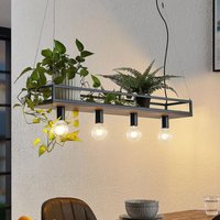 Gebraucht] Lindby Kirista Pendelleuchte Hängeleuchte Leuchte Lampe E27 Holz Dimmbar 100 Cm B-Ware von LINDBY