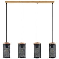 Lindby - gebraucht] Kiriya Hängeleuchte Deckenlampe Pendelleuchte Deko Deckenlampe E27 4 Flg B-Ware von LINDBY