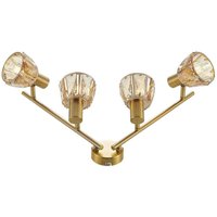 Lindby - gebraucht] Kosta Deckenlampe Deckenlicht Lampe Leuchte Licht Vierflammig E14 Messing B-Ware von LINDBY
