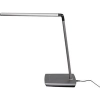 Lindby - gebraucht] Kuno Led Tischlampe Schreibtischlampe Leselampe Lampe Metallicgrau 8,2 w B-Ware von LINDBY